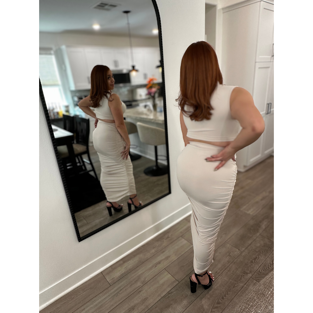Serene Bliss Ruffle Two-Piece Set