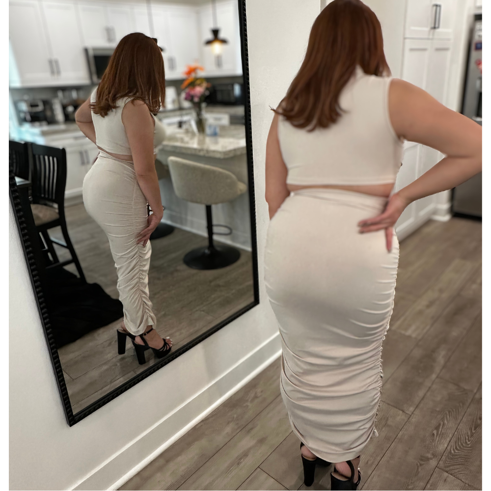 Serene Bliss Ruffle Two-Piece Set